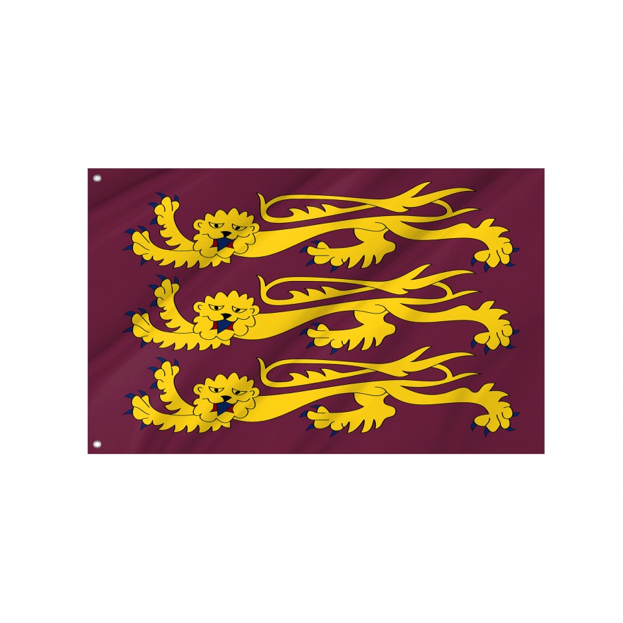 Flag Of Old Historic England Richard Lionheart Flag, Patriotic Flags, Unique Design Print, Flags For Indoor & Outdoor Use - High Quality United Kingdom for Indoor and Outdoor Use