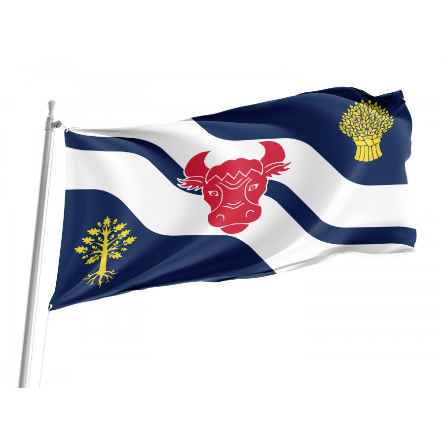 Flag of Oxfordshire, Patriotic Flags, Unique Design Print, Flags for Indoor & Outdoor Use