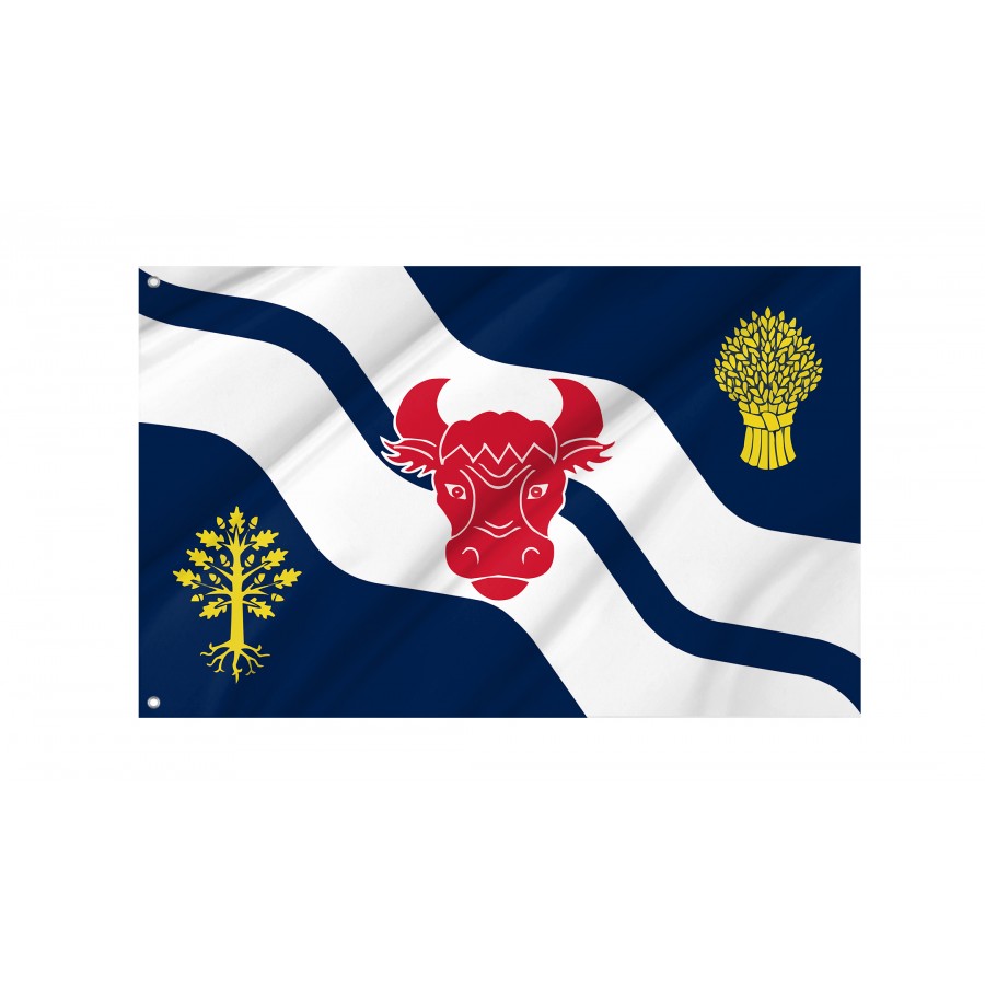 Flag of Oxfordshire, Patriotic Flags, Unique Design Print, Flags for Indoor & Outdoor Use