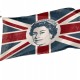 Queen Elizabeth on Britain Flag for Indoor & Outdoor Use - Imagine 1