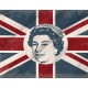 Queen Elizabeth on Britain Flag for Indoor & Outdoor Use - Imagine 2