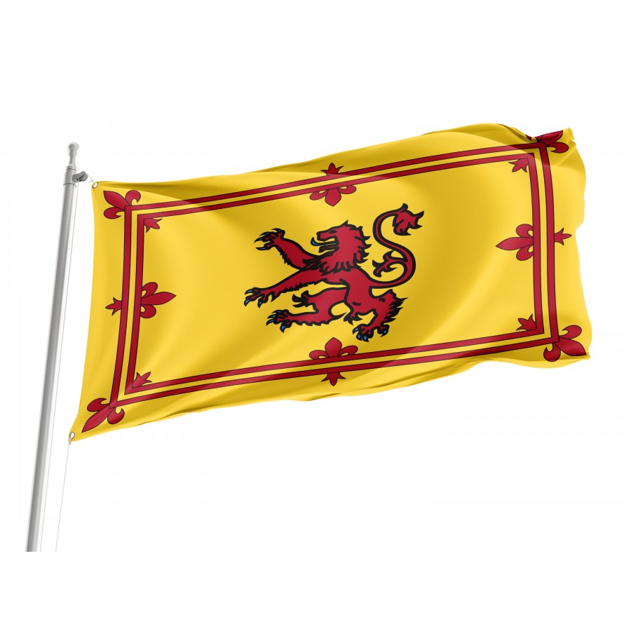 Flag of Royal Banner of The Royal Arms of Scotland, Patriotic Flags, Unique Design Print, Flags for Indoor & Outdoor Use