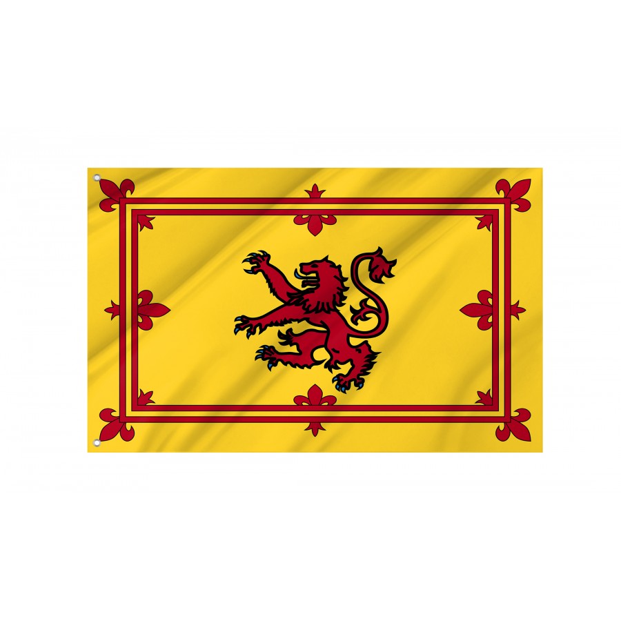 Flag of Royal Banner of The Royal Arms of Scotland, Patriotic Flags, Unique Design Print, Flags for Indoor & Outdoor Use