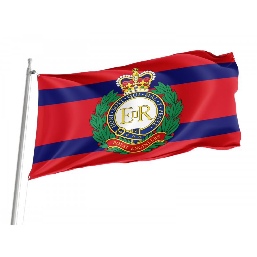 Flag of Royal Engineers Corps, Patriotic Flags, Unique Design Print, Flags for Indoor & Outdoor Use