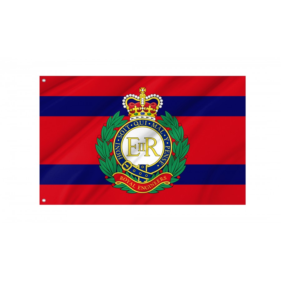 Flag of Royal Engineers Corps, Patriotic Flags, Unique Design Print, Flags for Indoor & Outdoor Use