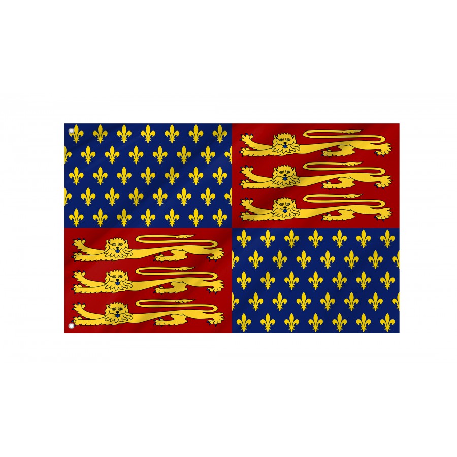 Flag Of Royal Standard Of England, Patriotic Flags, Unique Design Print, Flags For Indoor & Outdoor Use - High Quality United Kingdom for Indoor and Outdoor Use