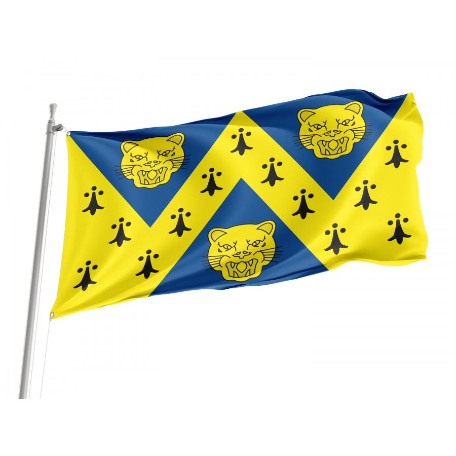 Flag of Shropshire, Patriotic Flags, Unique Design Print, Flags for Indoor & Outdoor Use
