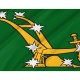 Flag of Starry Plough Green, Patriotic Flags, Unique Design Print, Flags for Indoor & Outdoor Use - Imagine 2