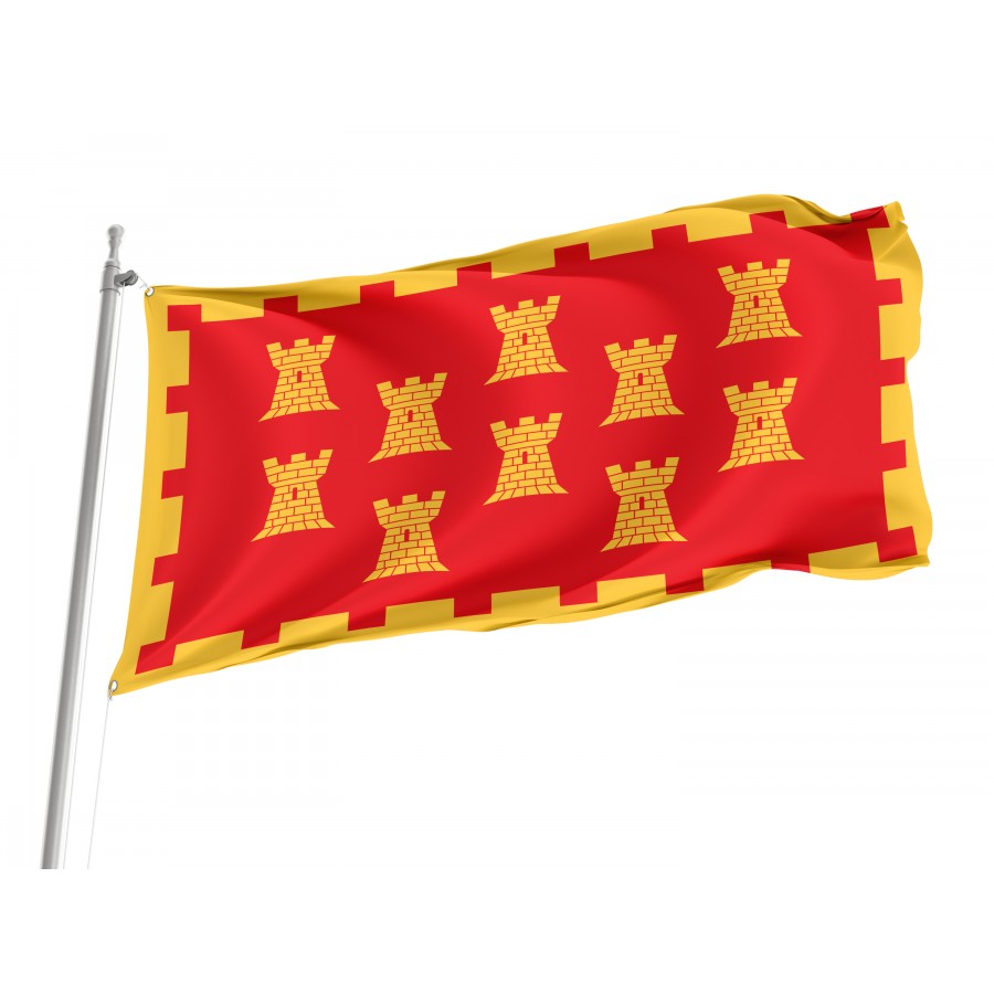 Unofficial County Flag of Greater Manchester, Patriotic Flags, Unique Design Print, Flags for Indoor & Outdoor Use