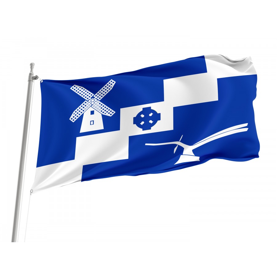 Village Flag of Staining, Lancashire, Patriotic Flags, Unique Design Print, Flags for Indoor & Outdoor Use