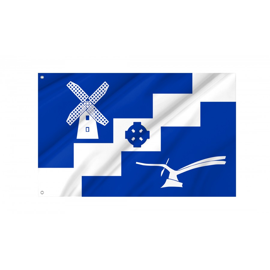 Village Flag of Staining, Lancashire, Patriotic Flags, Unique Design Print, Flags for Indoor & Outdoor Use