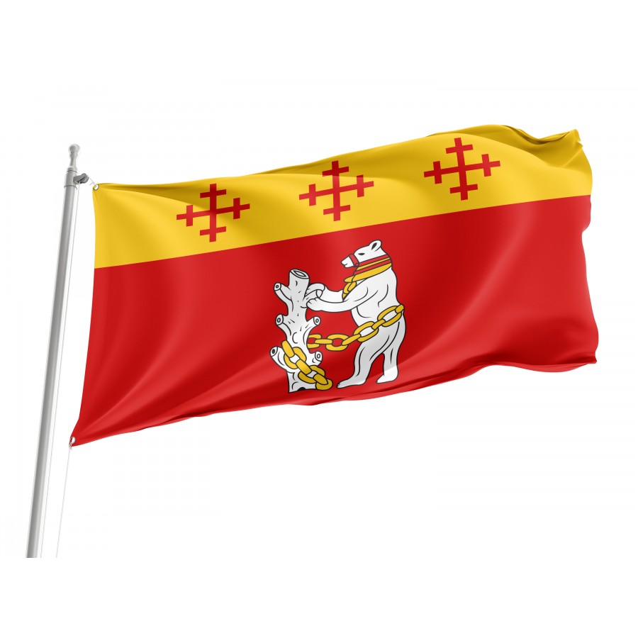 Flag Of Warwickshire Old, Patriotic Flags, Unique Design Print, Flags For Indoor & Outdoor Use - High Quality United Kingdom for Indoor and Outdoor Use