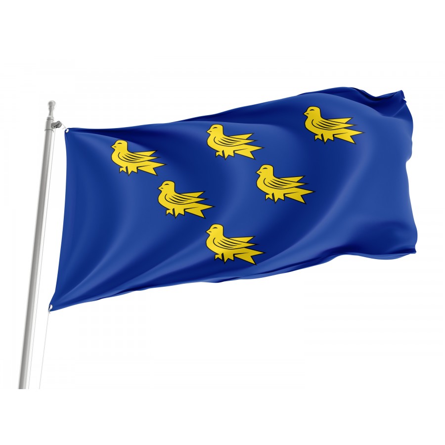 Flag of West Sussex, Patriotic Flags, Unique Design Print, Flags for Indoor & Outdoor Use