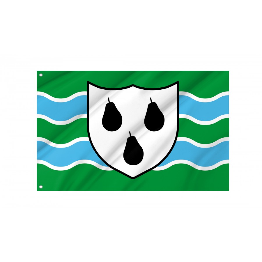 Flag of Worcestershire, Patriotic Flags, Unique Design Print, Flags for Indoor & Outdoor Use