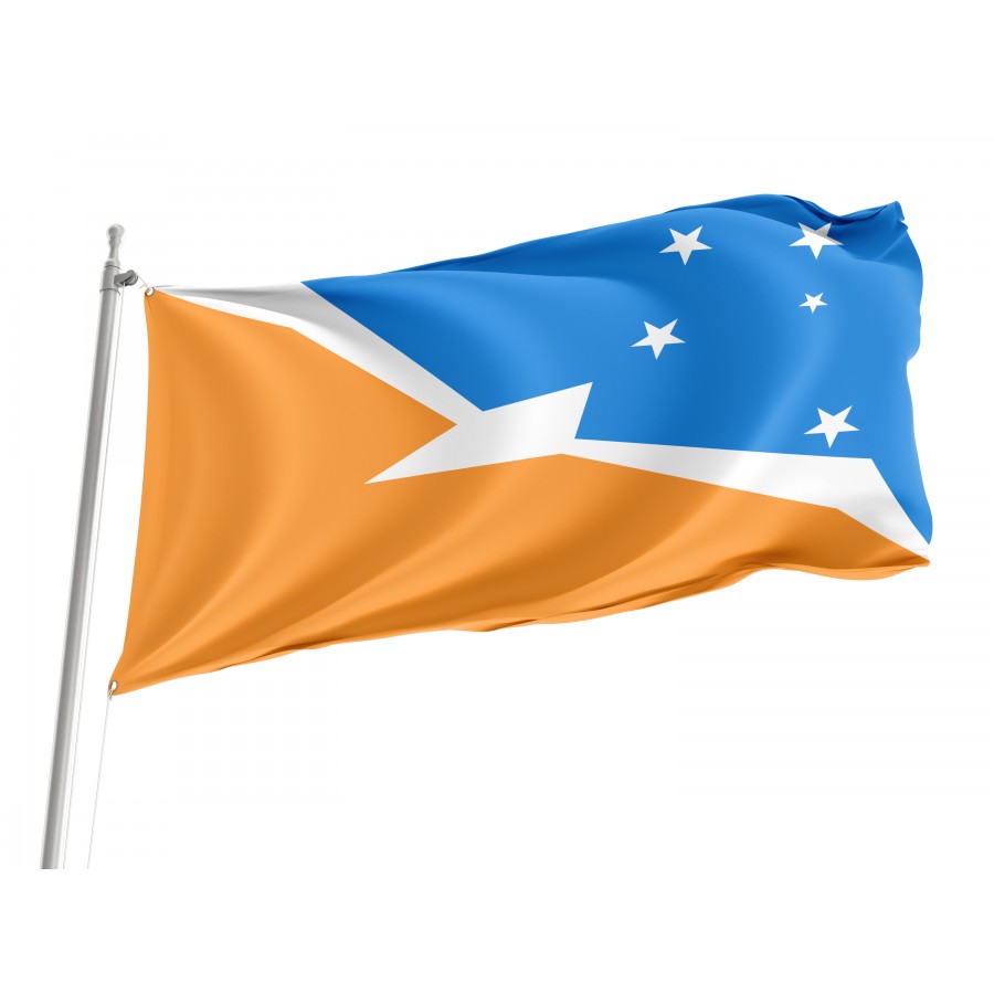 Flag of Tierra del Fuego Province, Argentina, Patriotic Flags, Unique Design Print, Flags for Indoor & Outdoor Use