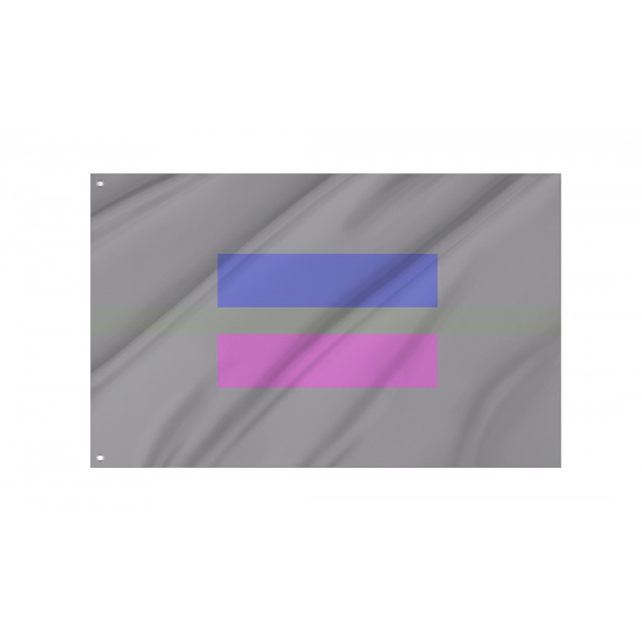 Androgynous Pride Flag LGBTQ, Unique Design Print, Flags for Indoor & Outdoor Use