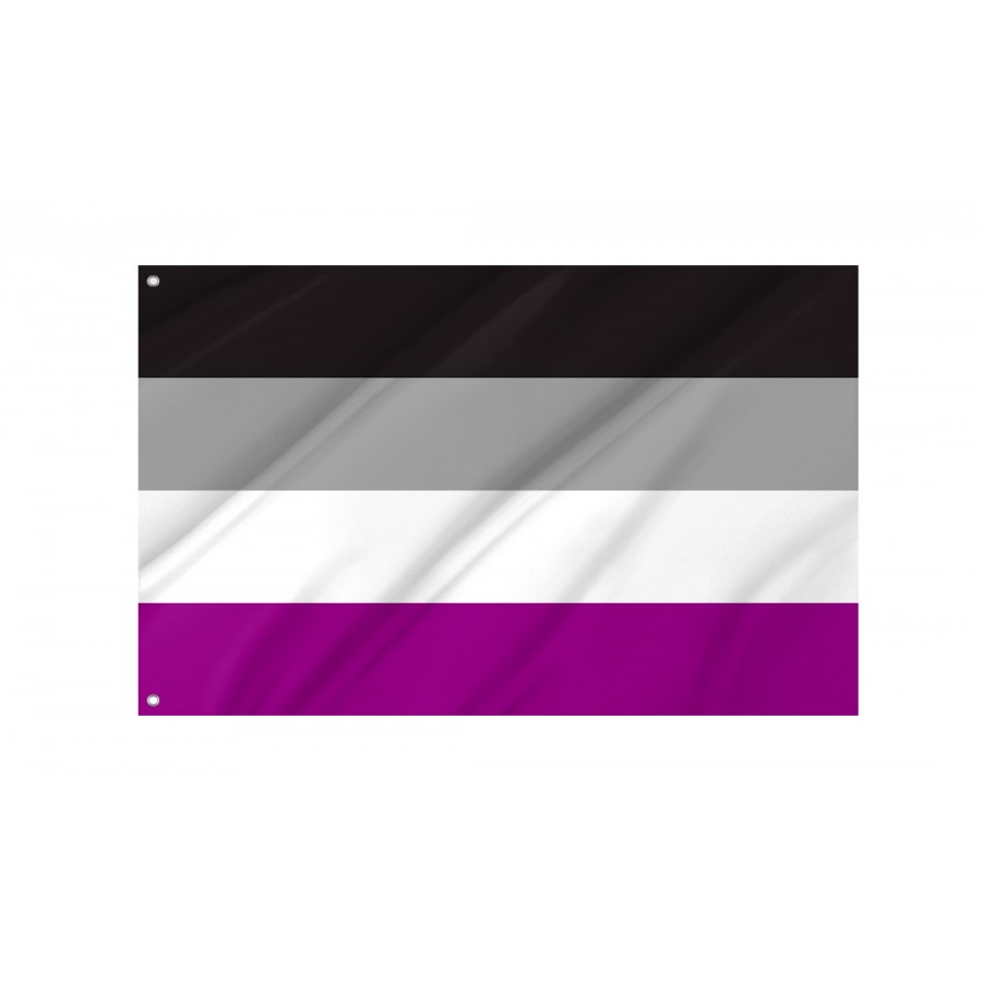 Flag of Asexuality, Unique Design Print, Flags for Indoor & Outdoor Use