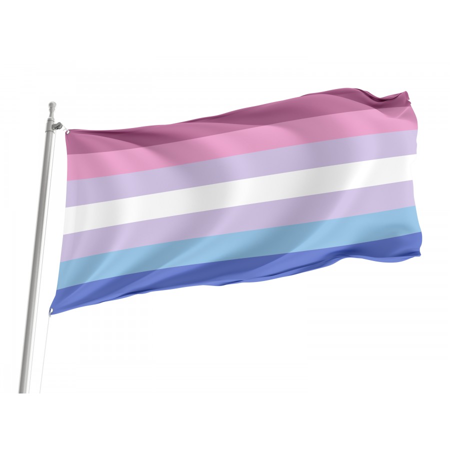 Flag of Bigender, Unique Design Print, Flags for Indoor & Outdoor Use