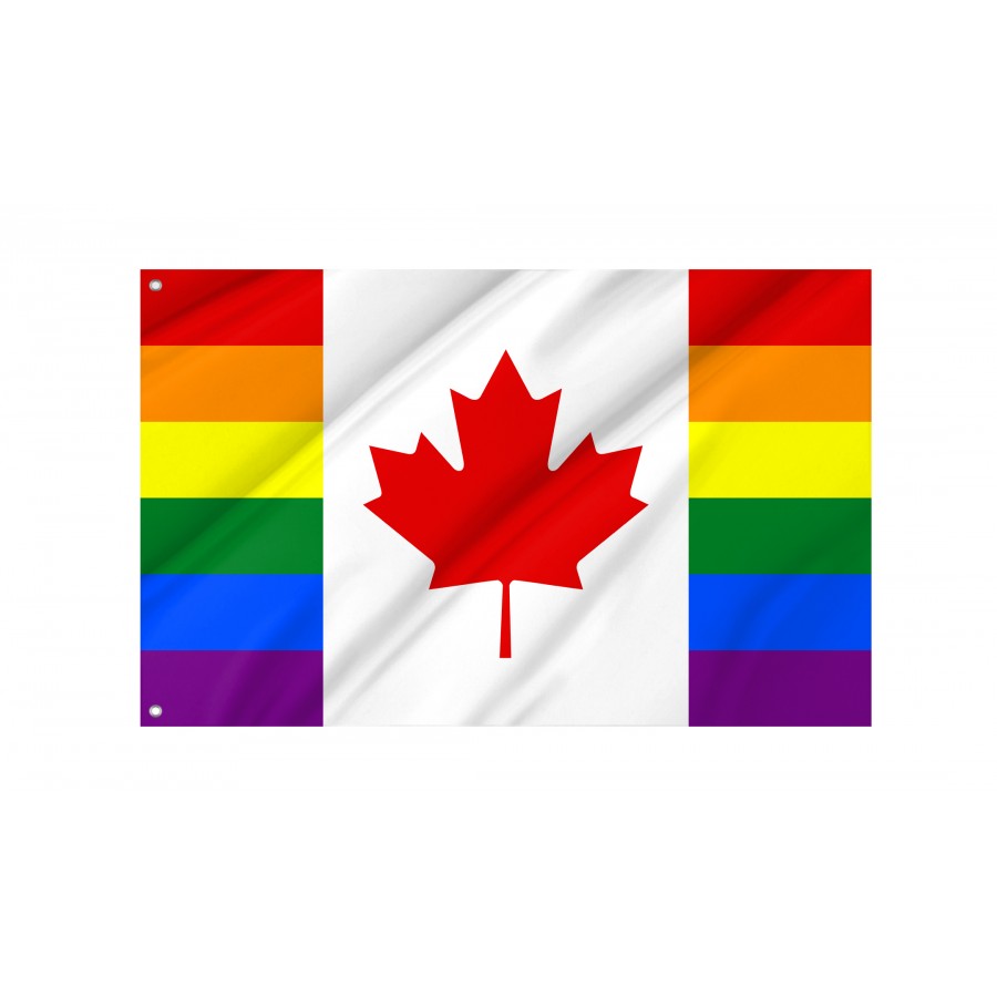 Canada Pride Flag, Unique Design Print, Flags for Indoor & Outdoor Use