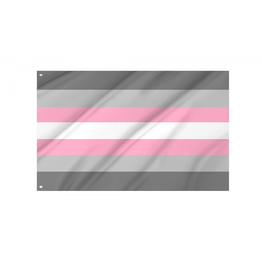 Flag of Demigirl Pride, Unique Design Print, Flags for Indoor & Outdoor Use
