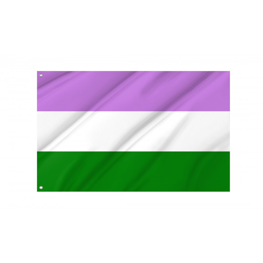 Flag of Genderqueer Pride, Unique Design Print, Flags for Indoor & Outdoor Use