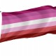 Lesbian Stripes No Lips Flag for Indoor & Outdoor Use - Imagine 1