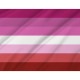 Lesbian Stripes No Lips Flag for Indoor & Outdoor Use - Imagine 2
