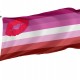 Flag of Lipstick Lesbian, Unique Design Print, Flags for Indoor & Outdoor Use - Imagine 1