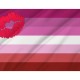 Flag of Lipstick Lesbian, Unique Design Print, Flags for Indoor & Outdoor Use - Imagine 2