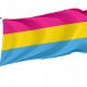 Flag of Pansexual Pride, Unique Design Print, Flags for Indoor & Outdoor Use - Imagine 1