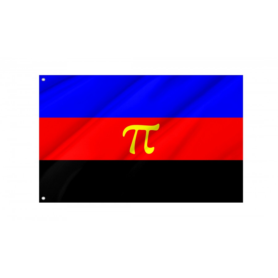 Flag of Polyamory, Unique Design Print, Flags for Indoor & Outdoor Use