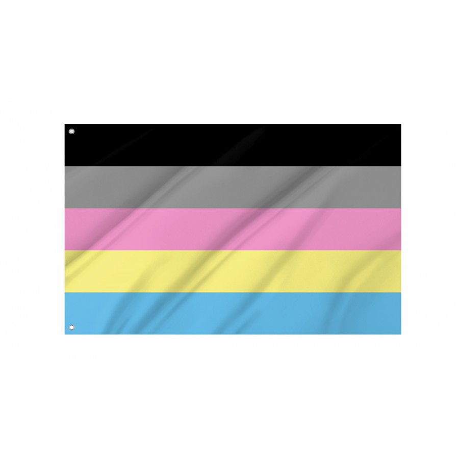 Flag of Polygender, Unique Design Print, Flags for Indoor & Outdoor Use