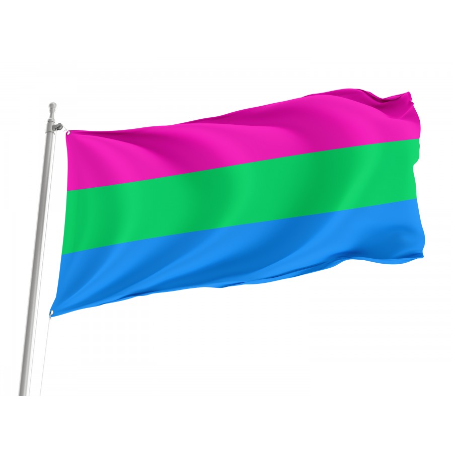 Flag of Polysexual, Unique Design Print, Flags for Indoor & Outdoor Use