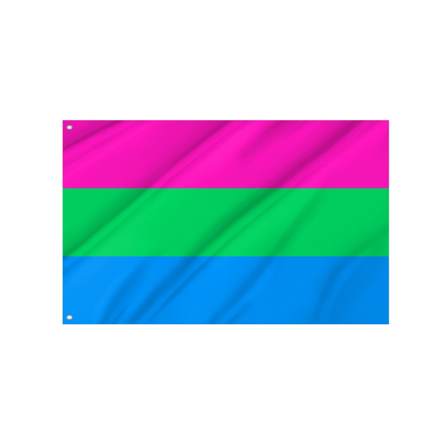 Flag of Polysexual, Unique Design Print, Flags for Indoor & Outdoor Use