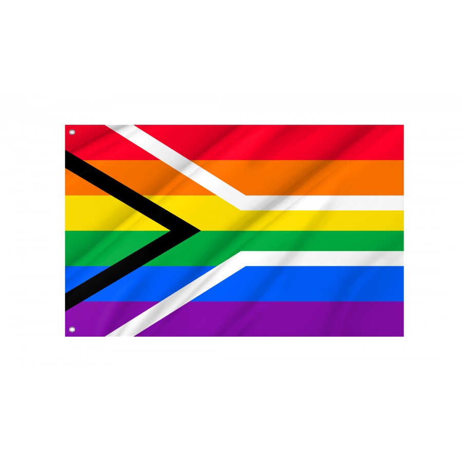 Flag of South Africa Pride, Unique Design Print, Flags for Indoor & Outdoor Use