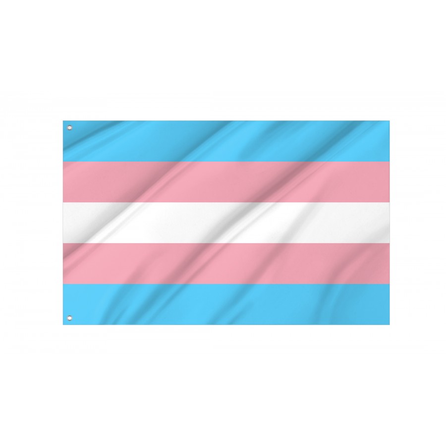 Flag of Transgender, Unique Design Print, Flags for Indoor & Outdoor Use