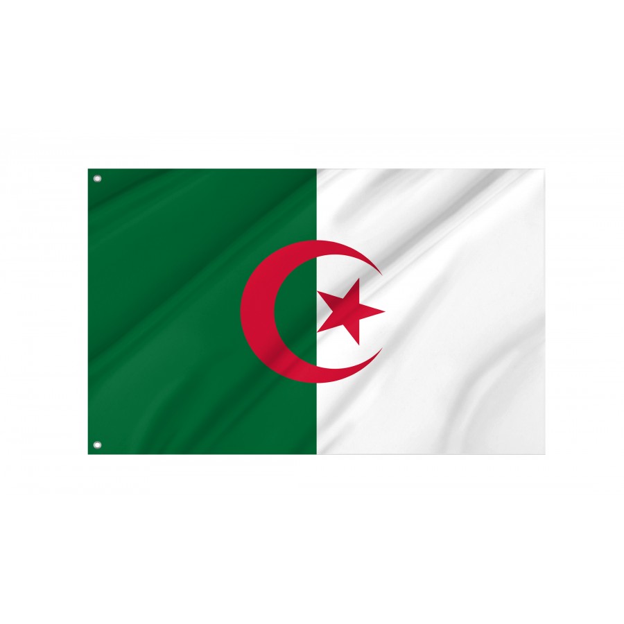 Algeria Flag - High Quality Algeria for Indoor and Outdoor Use