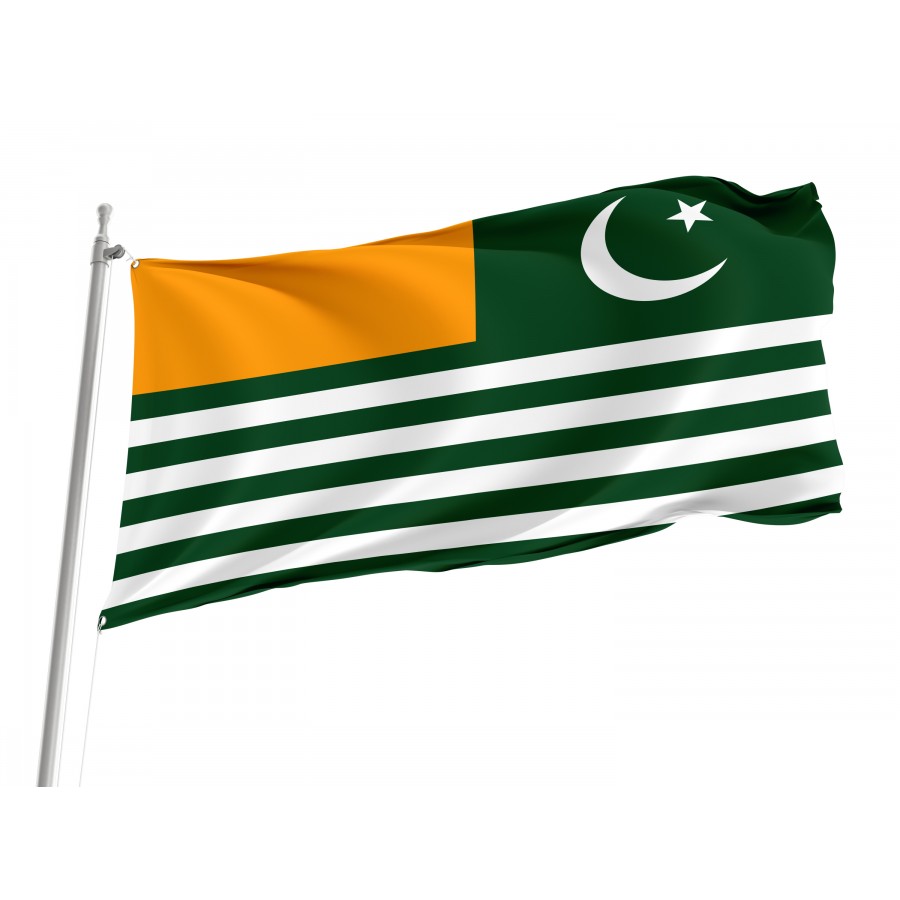 Flag of Azad Kashmir, Patriotic Flags, Unique Design Print, Flags for Indoor & Outdoor Use