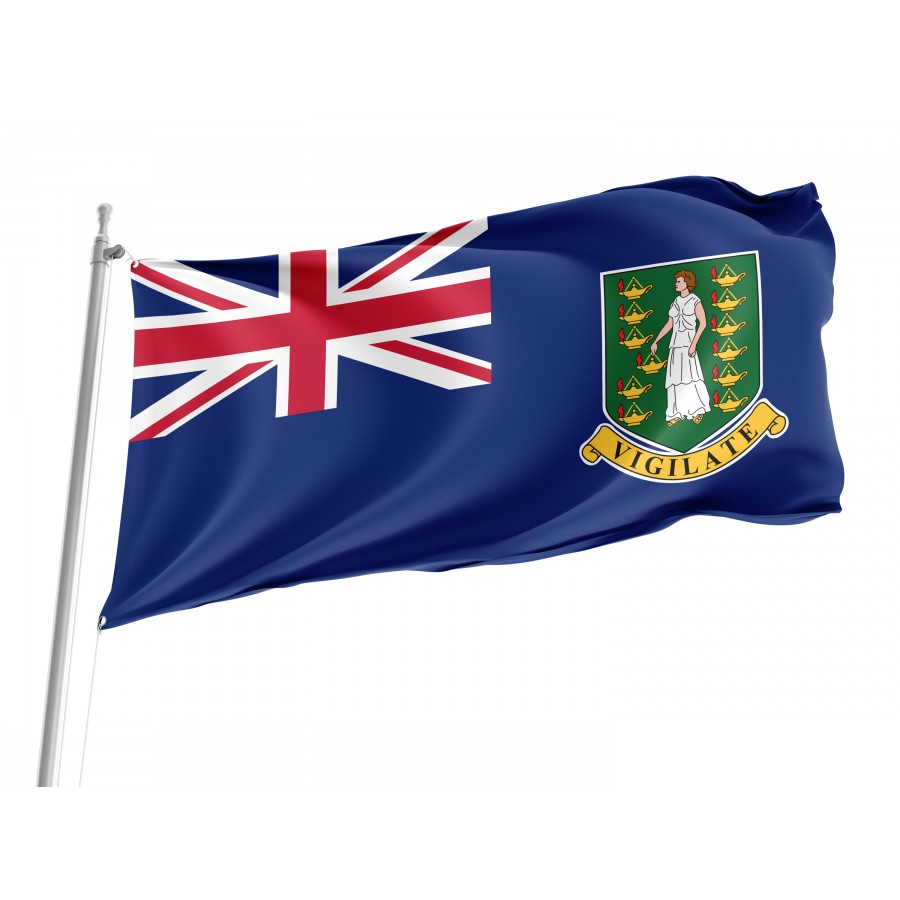 Flag of British Virgin Islands, Patriotic Flags, Unique Design Print, Flags for Indoor & Outdoor Use