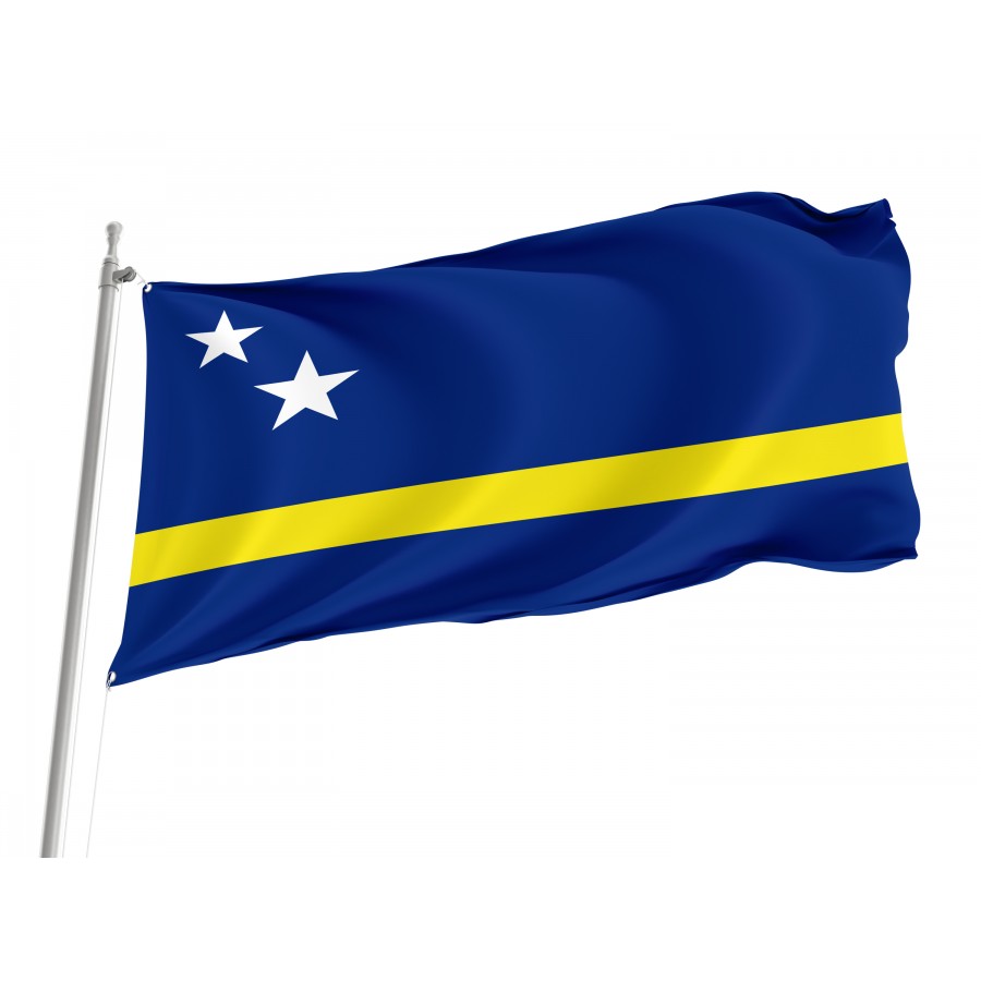 Flag of Curacao, Patriotic Flags, Unique Design Print, Flags for Indoor & Outdoor Use