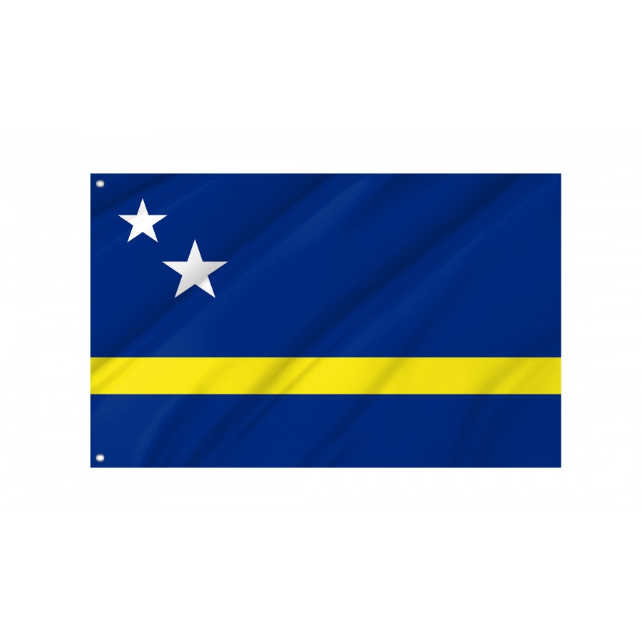 Flag of Curacao, Patriotic Flags, Unique Design Print, Flags for Indoor & Outdoor Use