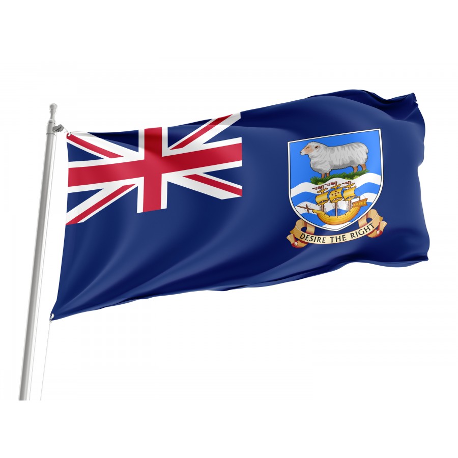 Flag of Falkland Islands, Patriotic Flags, Unique Design Print, Flags for Indoor & Outdoor Use