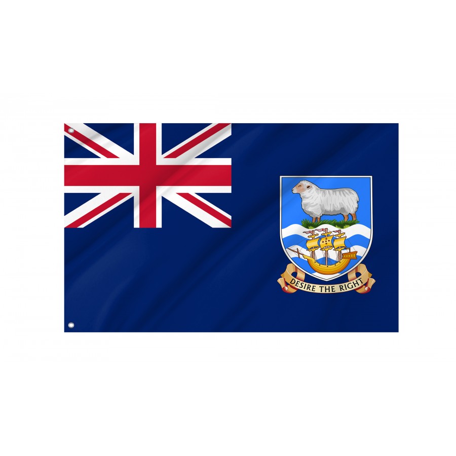 Flag of Falkland Islands, Patriotic Flags, Unique Design Print, Flags for Indoor & Outdoor Use