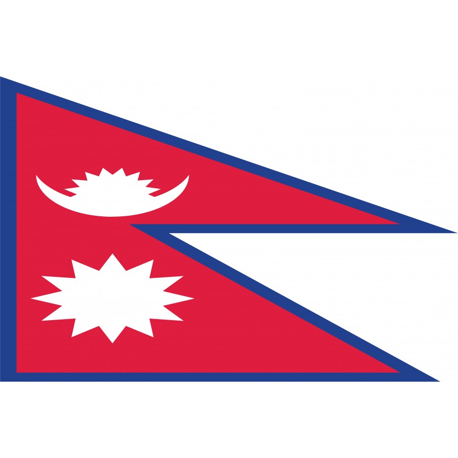 Flag of Nepal , Patriotic Flags, Unique Design Print, Flags for Indoor & Outdoor Use