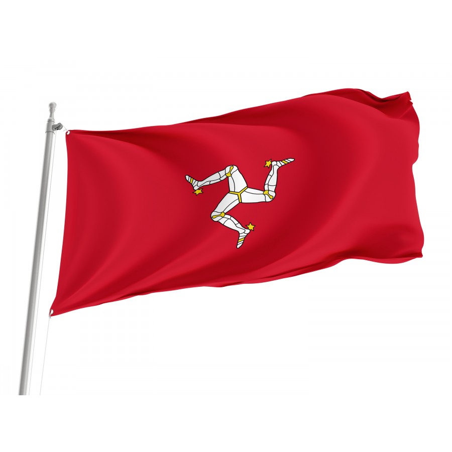 Flag of Isle of Man, Patriotic Flags, Unique Design Print, Flags for Indoor & Outdoor Use
