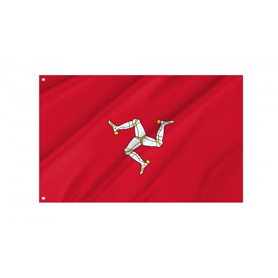 Flag of Isle of Man, Patriotic Flags, Unique Design Print, Flags for Indoor & Outdoor Use