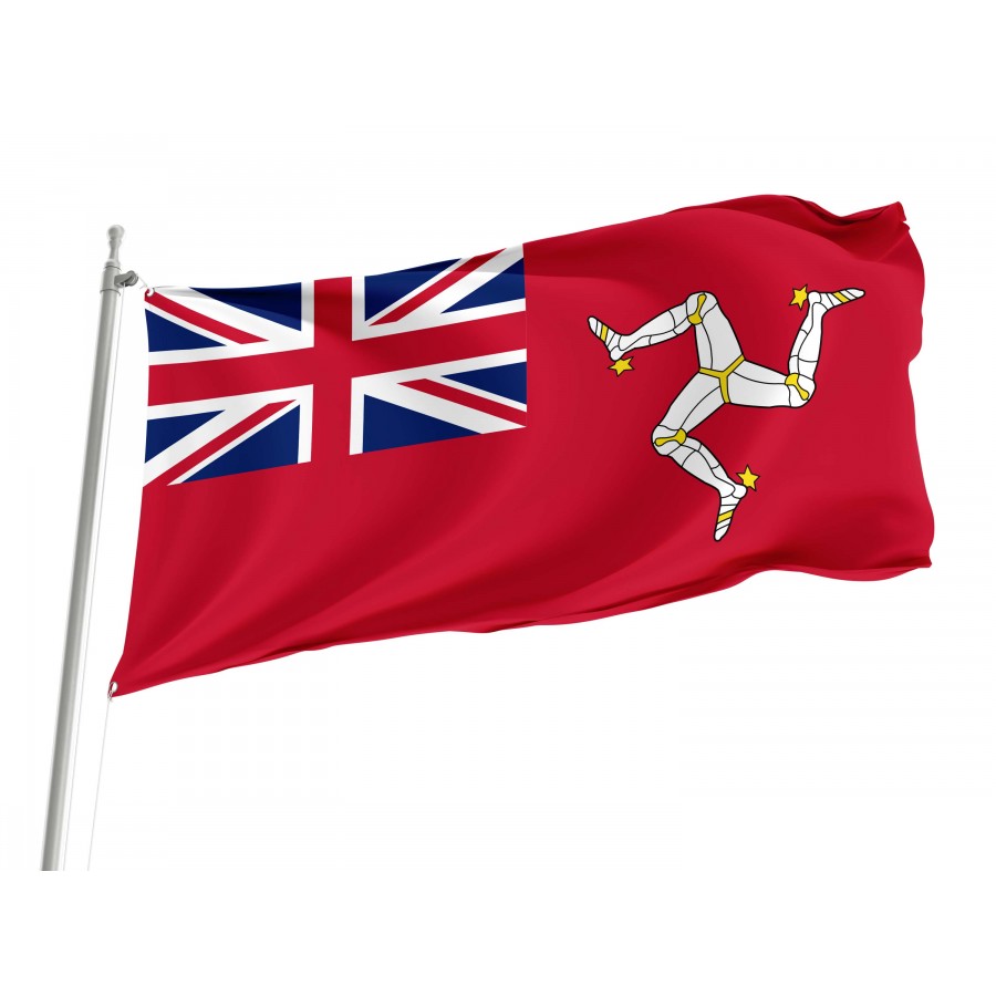 Isle of Man Civil Ensign Flag for Indoor & Outdoor Use, IMN02