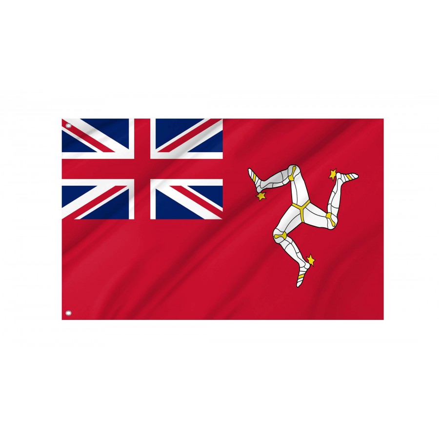 Isle of Man Civil Ensign Flag for Indoor & Outdoor Use, IMN02