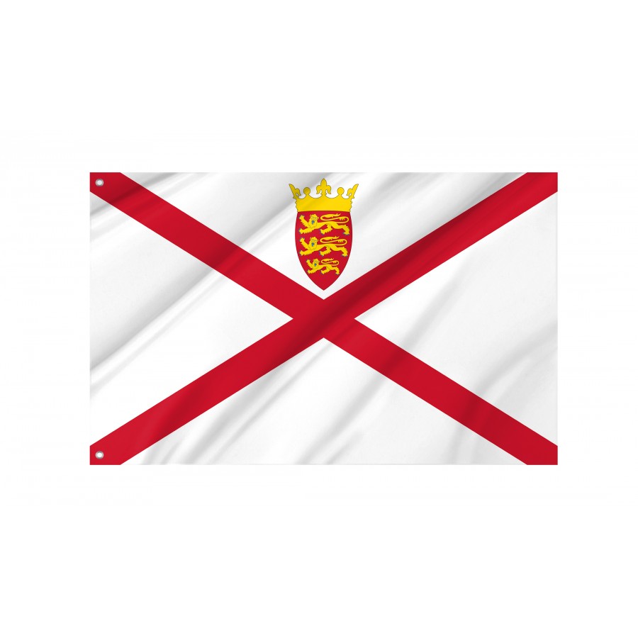 Flag of Jersey, Patriotic Flags, Unique Design Print, Flags for Indoor & Outdoor Use