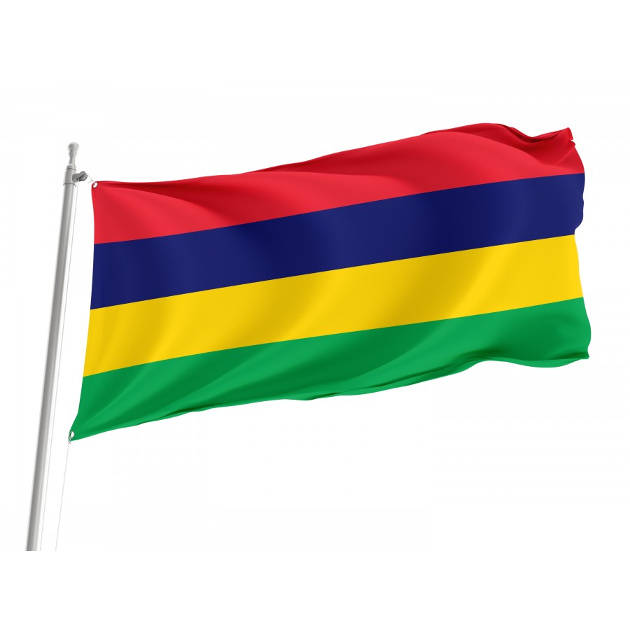 Flag of Mauritius, Patriotic Flags, Unique Design Print, Flags for Indoor & Outdoor Use